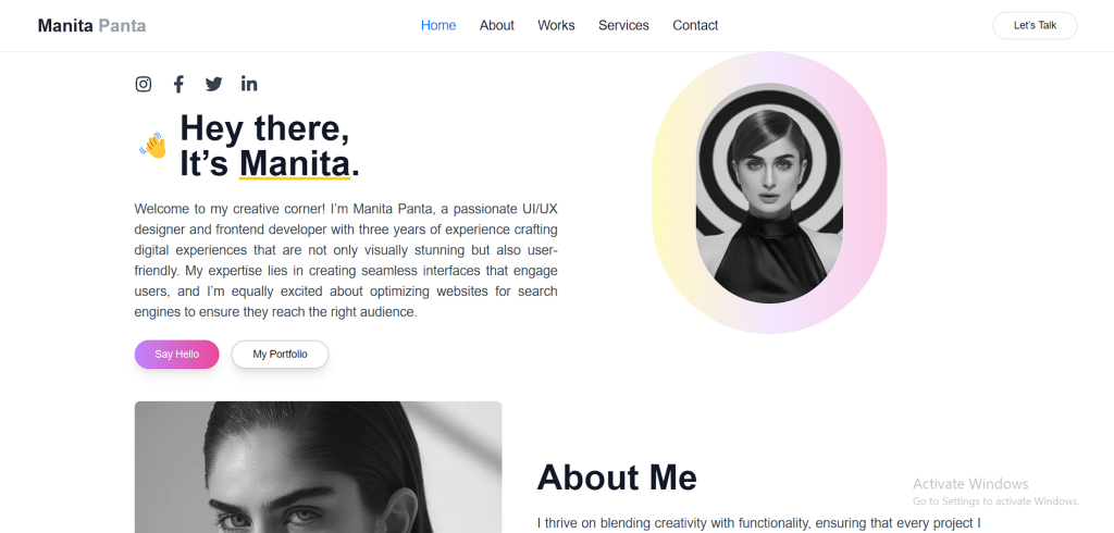 porfolio development project